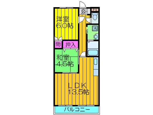 フォンテーヌＮの物件間取画像